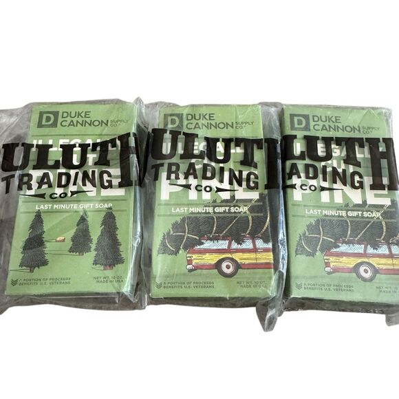 (Pack of 4) Duke Cannon Bar Soap Illegally Cut Pine 10oz Each USA Made - Picture 1 of 3